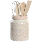 Posuda za Kuhinjski Pribor DKD Home Decor Metal Dolomite Drvo MDF 12 x 12 x 25 cm | shoptok.hr