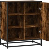 vidaXL Komoda dimljeni hrast 62x35x76 cm konstruirano drvo | shoptok.hr