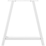  Noge za jedilno mizo v obliki črke A, 2 kosa, bele barve, 70 x (72-73) cm, jeklo, (22123461) | Shoptok.si