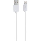 REAL POWER USB kabel USB 2.0 USB-A vtič\, Apple Lightning vtič 1.00 m bela 255649, (20417093) | Shoptok.si