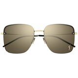 Saint Laurent Ženske Sunčane naočale SL 312 Gold | shoptok.hr