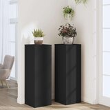 vidaXL Stalci za biljke 2 kom crni 30 x 30 x 100 cm konstruirano drvo | shoptok.hr