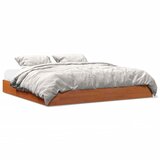 Furnova Posteljni okvir brez vzmetnice vošč. rjav 180x200 cm borovina, (21938640) | Shoptok.si