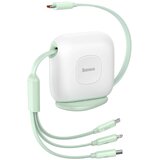 Baseus Traction 3-v-1 USB-C kabel USB-C / Lightning / Micro 100W 1,7 m (zelen), (20636341) | Shoptok.si