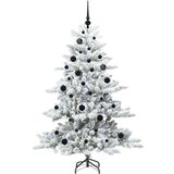 vidaXL Umetno Zložljivo Božično Drevo with LEDs z stojalom 150cm PVC | Shoptok.si