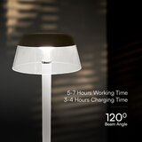  LED prigušiva punjiva dodirna stona lampa LED/3W/5V 3000-6000K bela | Eponuda.com