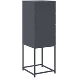 vidaXL Komoda antracit 36x39x107 cm hladno valjani čelik | shoptok.hr