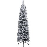vidaXL Usko umjetno božićno drvce sa snijegom zeleno 120 cm PVC | shoptok.hr