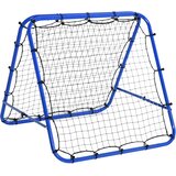 HOMCOM zložljiva mreža za nogomet iz PE in kovine z nastavljivim kotom in zatiči, 100x95x90 cm, modra, (20754248) | Shoptok.si