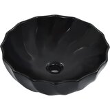  Umivaonik 46 x 17 cm keramički crni | shoptok.hr