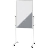 Maul Tabla za moderiranje solid, bela tabla/siva klobučevina, tabla VxŠ 1200 x 750 mm | Shoptok.si