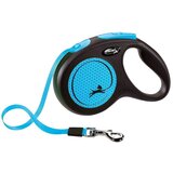 Flexi povodac New Neon S Tape 5m Plava Cene