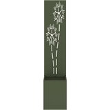  Privatnost u vrtu Cvjetni Maslinovo zelena 32 x 150 cm | shoptok.hr