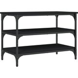  Klupa za cipele crna 70 x 38,5 x 49 cm od konstruiranog drva | Eponuda.ba
