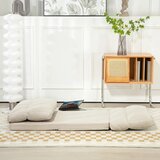  Vreća za sjedenje s funkcijom kreveta naslon za leđa koji se može podesiti sklopiva do 120 kg 70 x 72 x 56 cm bež | shoptok.hr