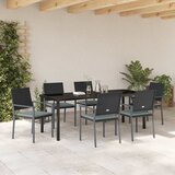  Vrtni set za objed 7 kom. Siva Čelik s prahom premazan | shoptok.hr