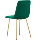 KARA stolica - zeleni baršun / zlatne noge x 1 | shoptok.hr