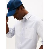 Tommy Jeans Srajca pastelno modra / bela | Shoptok.si