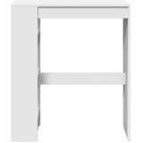  Barski stol s držačima bijeli 90x40x103,5 cm konstruirano drvo | shoptok.hr