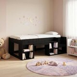  Krevet za djecu s ladicama Crni hrast 75 x 190 cm | shoptok.hr