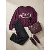 Sinsay Crewneck trenirka s printom | shoptok.hr