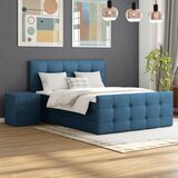 Modern Living Postelja Boxspring Josie-C, Temno Modra, 160x200 | Shoptok.si