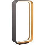 CINQUE Črna LED namizna svetilka z glasovnim upravljanjem s pomočjo mobilne aplikacije s kovinskim senčilom (višina 61 cm) Cizione – | Shoptok.si