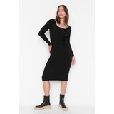 Trendyol Black Tie Detailed Knitwear Dress Cijene