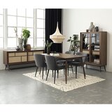 Unique Furniture Smeđi proširiv blagovaonski stol s pločom stola u dekoru hrasta 150x90 cm Barrali – | shoptok.hr