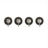 INF 4-Pack Močni samolepilni stenski obešalniki brez vrtanja - obešanje brez poškodb Transparent Gray, (5000072384) | Shoptok.si