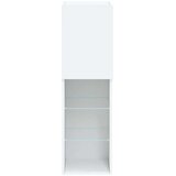 vidaXL TV omarica z LED lučmi bela 30,5x30x102 cm | Shoptok.si