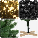  Umjetno božićno drvce s kuglicom 150 cm 150 LED lampica | shoptok.hr