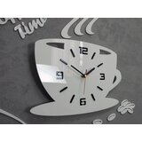  Moderne stenske ure COFFE TIME 3D WHITE NH045-white (stenske) | Shoptok.si