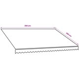  Zamjensko platno za tendu Narančasta i smeđa 350 x 250 cm | shoptok.hr