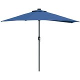  Vrtni suncobran Azurnoplava 294 x 150 x 224 cm | shoptok.hr