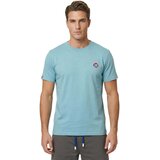Leone 1947 Majice & Polo majice Man T-Shirt Short Sleeves Pastel Wash Modra | Shoptok.si