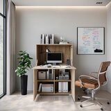 P & B PISALNIK leseni material barve hrasta | Shoptok.si