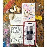  Set uni pin markera fineliner love lettering 5 kom | ePonuda.com