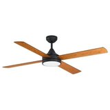 Eglo 35085 - LED prigušiva plafonski ventilator TRINIDAD LED/20W/230V + daljinski upravljač crna | Eponuda.com