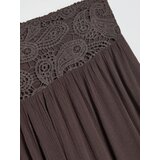 Sinsay Midi suknja od viskoze s čipkastim pojasom | shoptok.hr