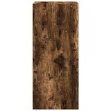 vidaXL Komoda dimljeni hrast 40x41x93 cm inženirski les | Shoptok.si