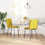 vidaXL Blagovaonske stolice 2 kom žute baršunaste | shoptok.hr