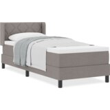 Box Spring krevet s madracem Taupe 80x200 cm Tkanina | shoptok.hr