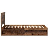  Krevetna konstrukcija Staro drvo 90 x 200 cm Čvrsto borovo drvo | shoptok.hr