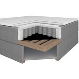 Bessagi Home Postelja Z Vzmetnico Vida, Krem, Nadvložek, 90x200 | Shoptok.si