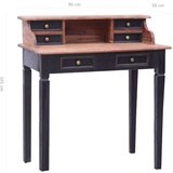  Pisaći stol s ladicama 90 x 50 x 101 cm masivno obnovljeno drvo | shoptok.hr