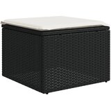  4-dijelni set vrtnih sofa od poliratana s jastucima crni | shoptok.hr