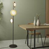  endon 92039 - podna lampa ruffle 3xG9/3W/230V crna/zlatna | Eponuda.com