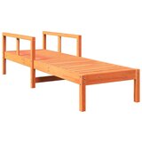  The living store ležalnik voščeno rjav 199,5x62x55 cm trdna borovina - ležalnik, (21442823) | Shoptok.si