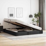  Otomanski krevet s pohranom Crna 200 x 200 cm Lažna koža | shoptok.hr